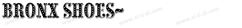 BRONX SHOES字体转换